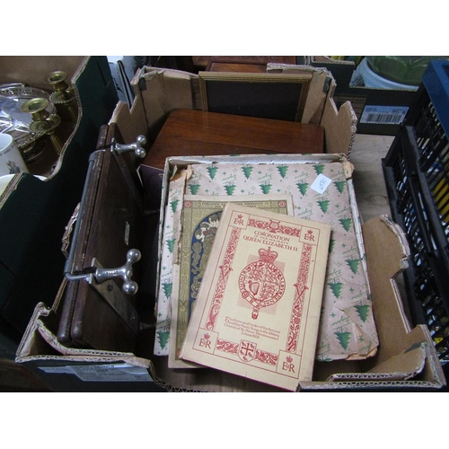 296 - BOX; CORONATION MEMORABILIA, PRESS,  BOX ETC.