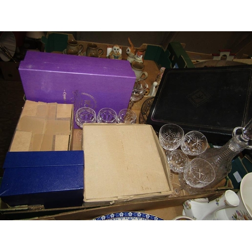 308 - BOX OF CRYSTAL GLASS TO INC. EDINBURGH