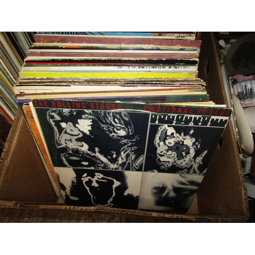 327 - THREE BOXES OF MIXED RECORDS