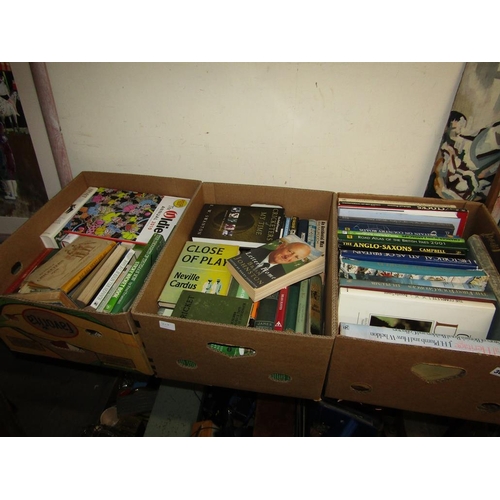 363 - THREE BOXES OF MIXED BOOKS