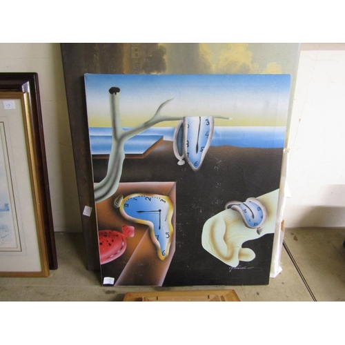 374 - FRAMED AND UNFRAMED OILS