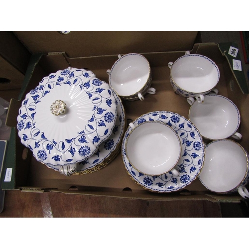 388 - SPODE BLUE AND WHITE SERVICE