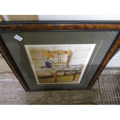 398 - TWO FRAMED COLOURED PRINTS, RICHARD GREENMAN