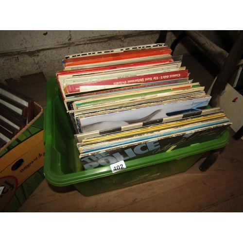 402 - BOX OF MIXED RECORDS