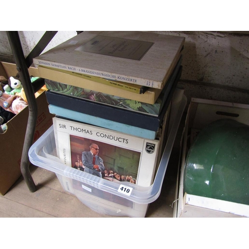 410 - BOX OF MIXED RECORDS - CLASSICAL