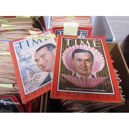 419 - LARGE QTY OF TIME  MAGAZINES 40/50/60s