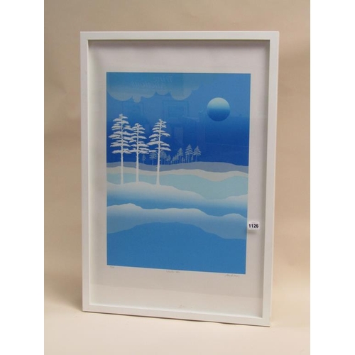 1126 - LIMITED EDITION PRINT - WINTER AIR BY JAN KING, F/G, 6/120