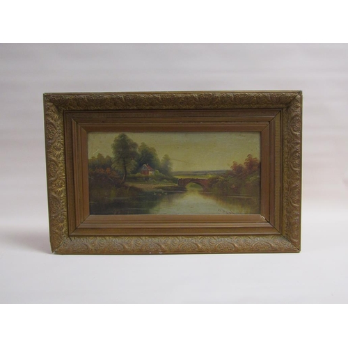 1147 - J MARQUAND - PAIR, LATE 19C, RIVERSCAPES, FRAMED, EACH 33CM X 44CM