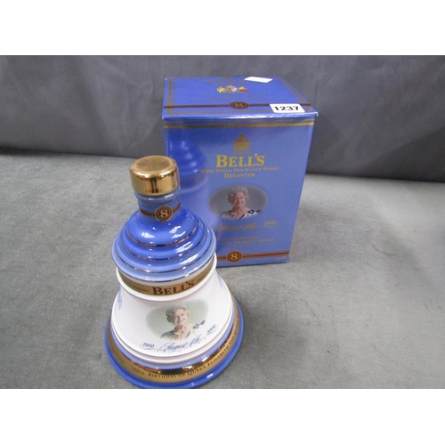 1237 - BOXED BELLS COMMEMORATIVE WHISKEY TO INCL QUEEN MOTHER