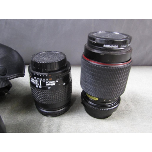 1258 - NIKON CAMERA AND ACCESSORIES AND LENS