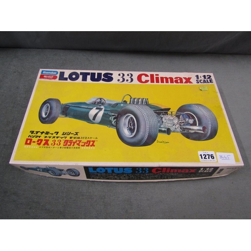 1276 - BANDAY LOTUS 33 MODEL CAR KIT, 43CM W