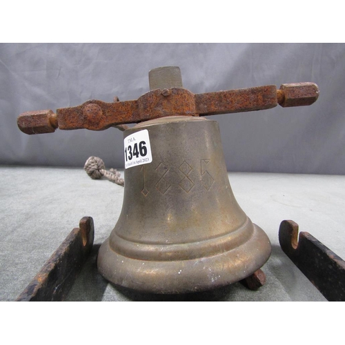 1346 - SHIPS BELL, 23CM W