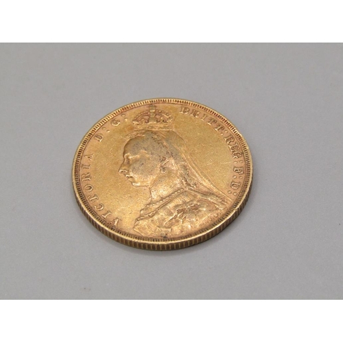 1374 - GOLD SOVEREIGN 1891