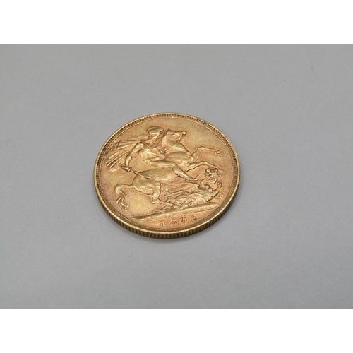 1375 - GOLD SOVEREIGN 1892