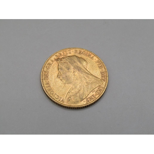 1380 - GOLD SOVEREIGN 1899