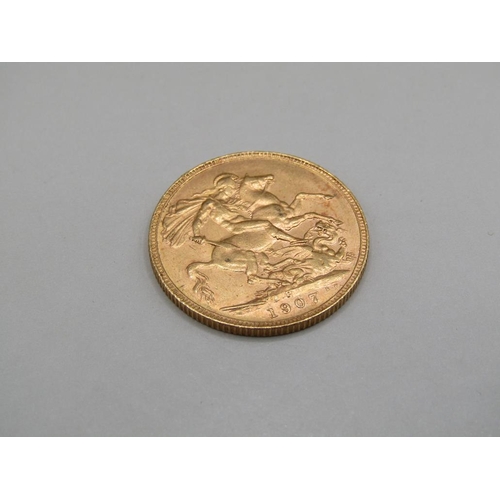 1410 - GOLD SOVEREIGN 1907