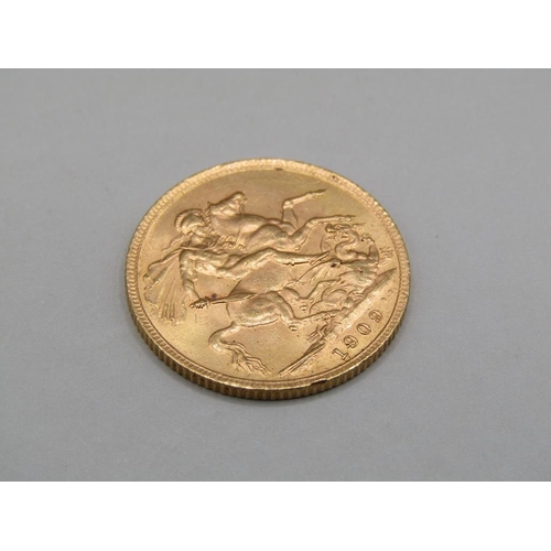 1416 - GOLD SOVEREIGN 1909