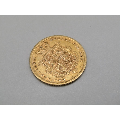 1418 - GOLD HALF SOVEREIGN 1883