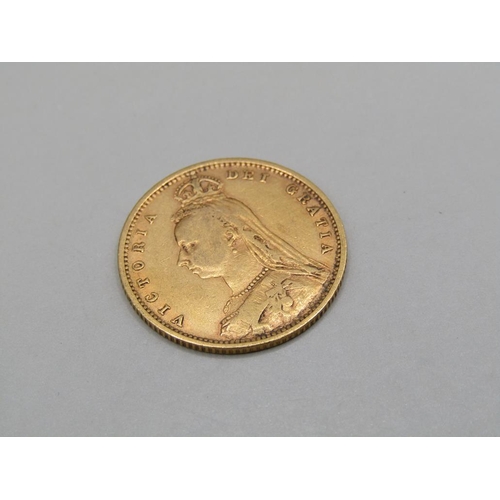 1419 - GOLD HALF SOVEREIGN 1890