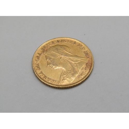 1423 - GOLD HALF SOVEREIGN 1895