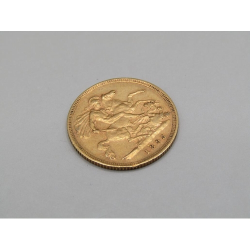 1425 - GOLD HALF SOVEREIGN 1895