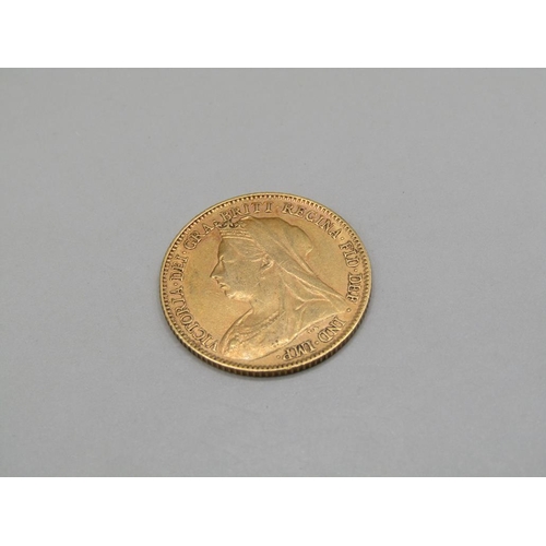 1426 - GOLD HALF SOVEREIGN 1896