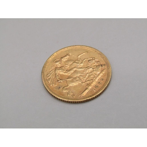 1431 - GOLD HALF SOVEREIGN 1897