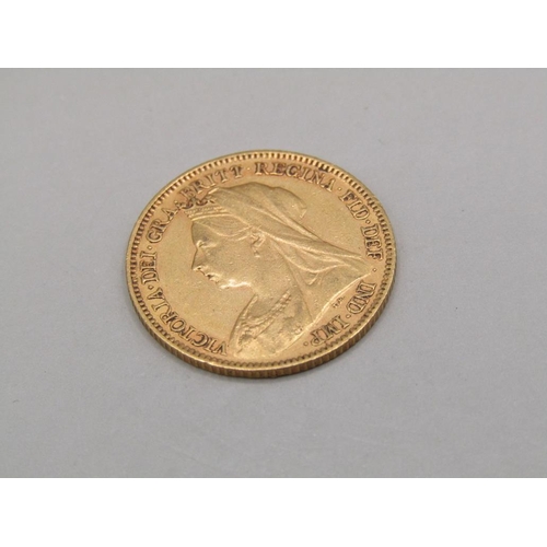 1442 - GOLD HALF SOVEREIGN 1901