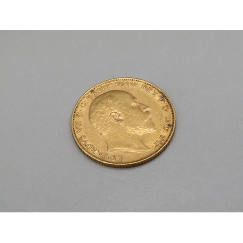 1444 - GOLD HALF SOVEREIGN 1902