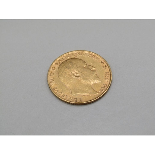 1445 - GOLD HALF SOVEREIGN 1902