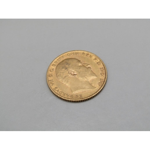 1449 - GOLD HALF SOVEREIGN 1904