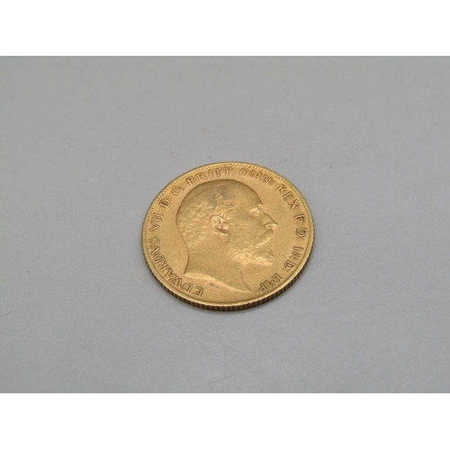 1453 - GOLD HALF SOVEREIGN 1905