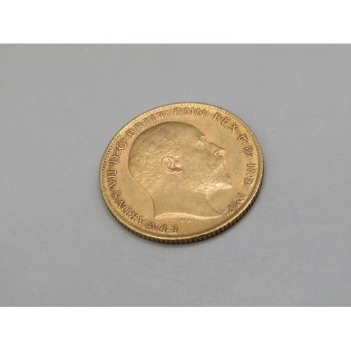 1455 - GOLD HALF SOVEREIGN 1905