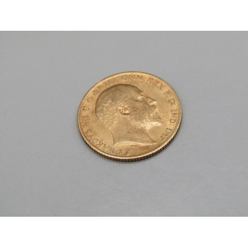 1467 - GOLD HALF SOVEREIGN 1906