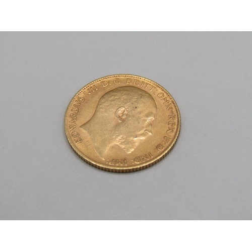 1470 - GOLD HALF SOVEREIGN 1906