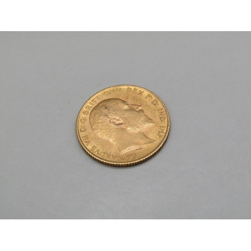 1472 - GOLD HALF SOVEREIGN 1906