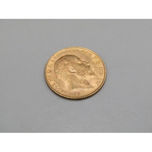 1474 - GOLD HALF SOVEREIGN 1907