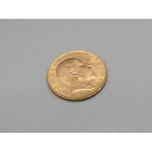 1475 - GOLD HALF SOVEREIGN 1907