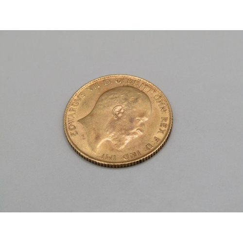 1479 - GOLD HALF SOVEREIGN 1907