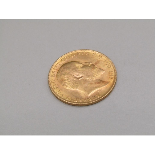 1483 - GOLD HALF SOVEREIGN 1908