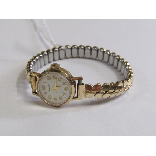 1537 - LADIES ACCURIST 9ct GOLD WATCH