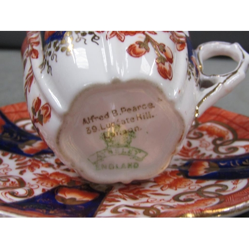 1768 - EARLY 20C AYNSLEY IMARI TRIO, CUP 6CM H