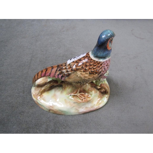 1771 - CROWN STAFFORDSHIRE PHEASANT GROUP, 13CM H