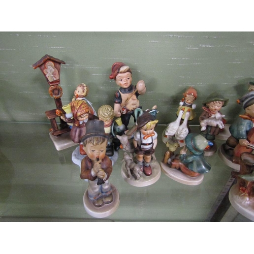 1796 - COLLECTION OF GOEBEL/HUMMEL FIGURES - LARGEST 17CM H