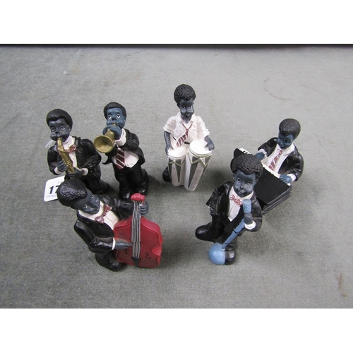 1797 - RESIN JAZZ BAND, 11CM H