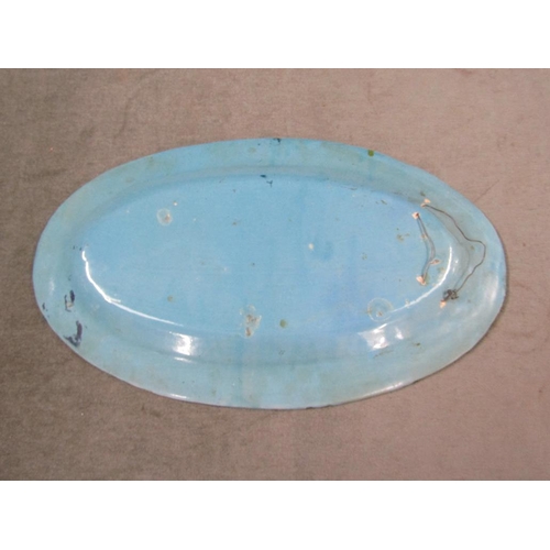 1821 - PERSIAN STYLE OVAL DISH, 44CM W