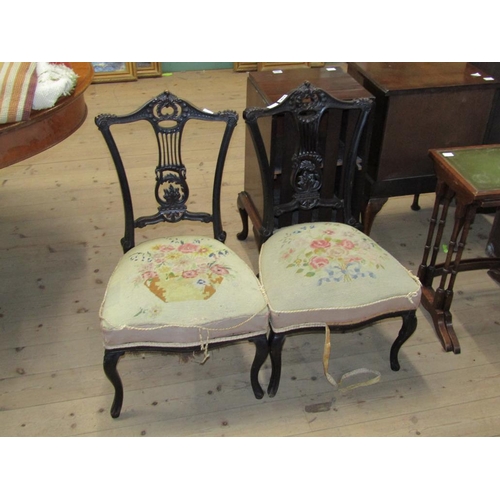 1917 - PAIR OF LATE VICTORIAN NURSING CHAIRS