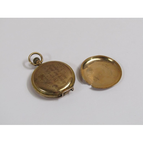 1580 - 14ct GOLD FOB WATCH