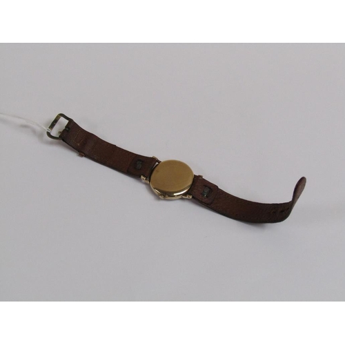 1586 - ROTARY INCABLOC WATCH ON BROWN LEATHER STRAP