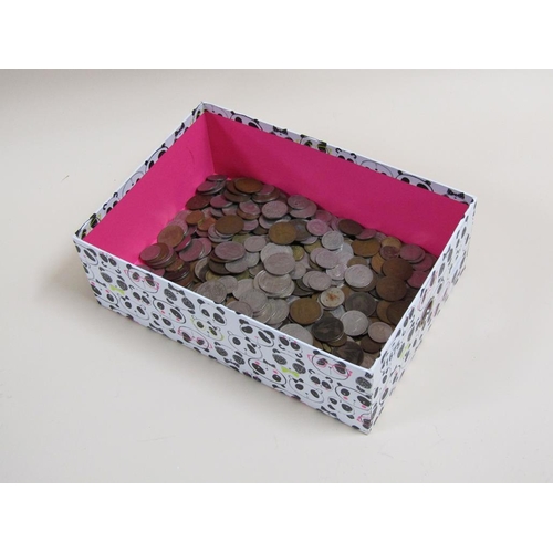 1675 - BOX OF MISC. COINS